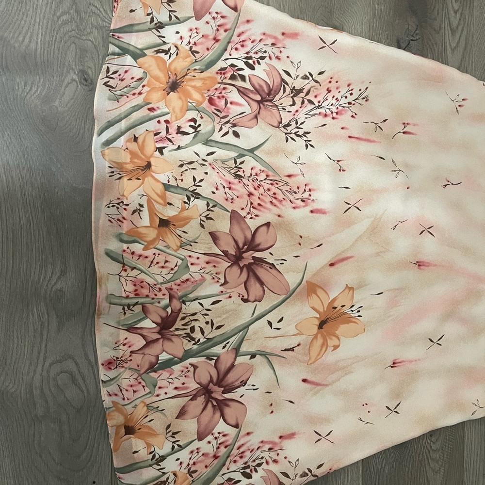 Chadwick's Floral Full length women's skirt Size 8 - Picture 3 of 7